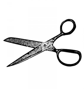 realistic-scissors-black-white-and-grey-vector-848462